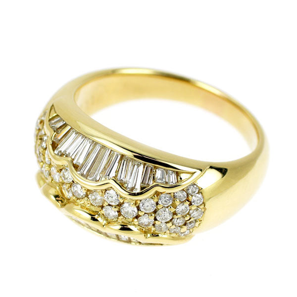 K18YG ダイヤモンド リング 1.11ct
