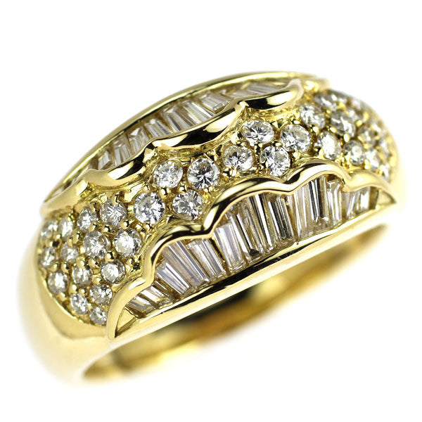 K18YG ダイヤモンド リング 1.11ct