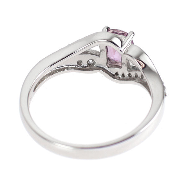Pt900 ダイアスポア ダイヤモンド リング 0.60ct D0.25ct