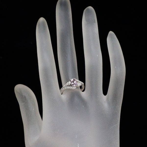 Pt900 ダイアスポア ダイヤモンド リング 0.60ct D0.25ct