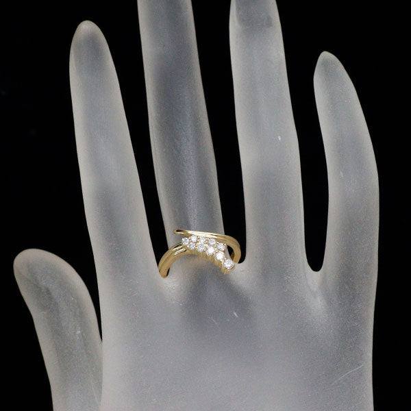 K18YG ダイヤモンド リング 0.32ct