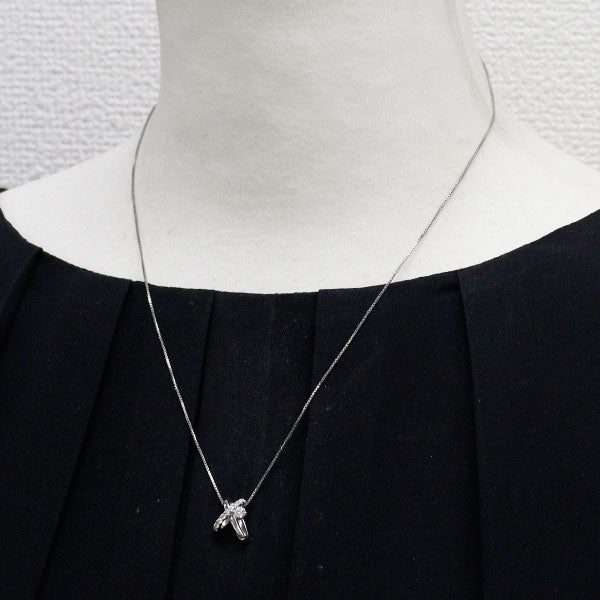 ベリテ Pt900/ Pt850 ダイヤモンド ペンダントネックレス 0.20ct