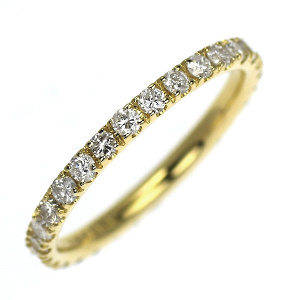 K18YG ダイヤモンド リング 0.58ct フルエタニティ