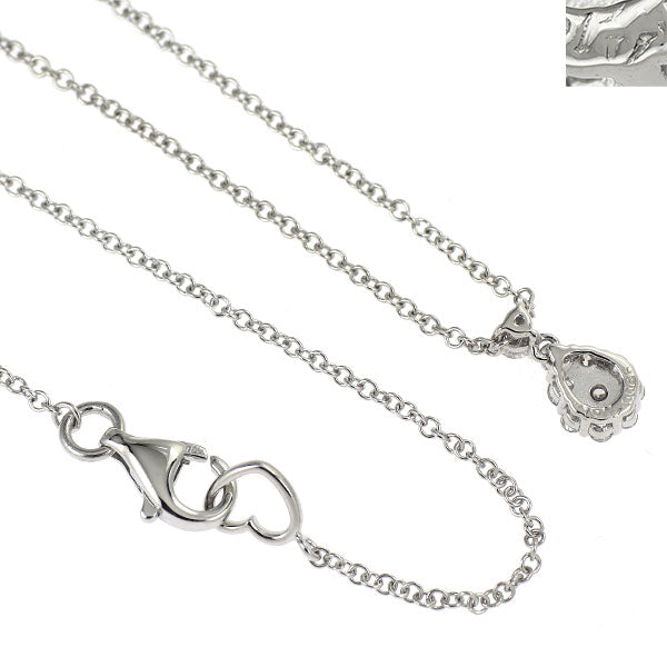 ポンテヴェキオ K18WG ダイヤモンド ペンダントネックレス 0.26ct