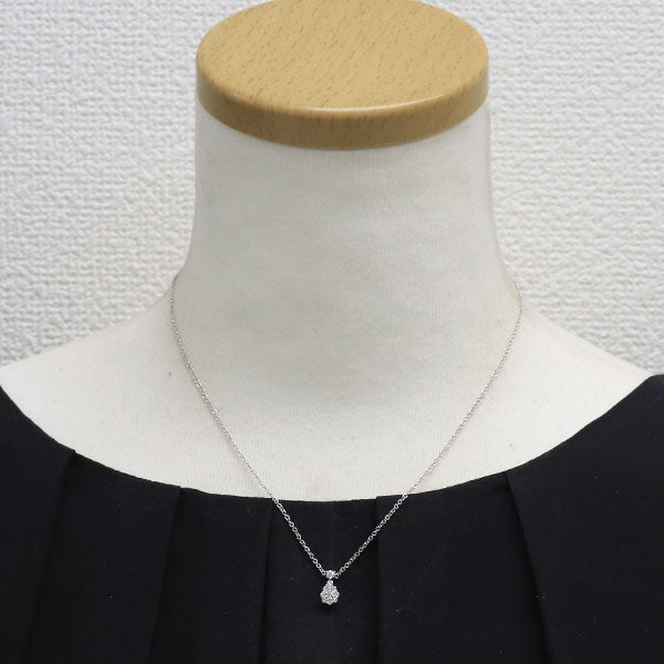 ポンテヴェキオ K18WG ダイヤモンド ペンダントネックレス 0.26ct