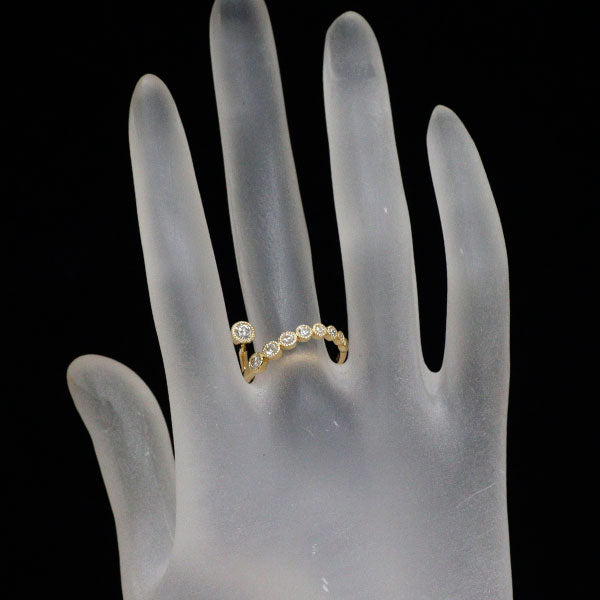 K18YG ダイヤモンド リング 0.130ct D0.33ct