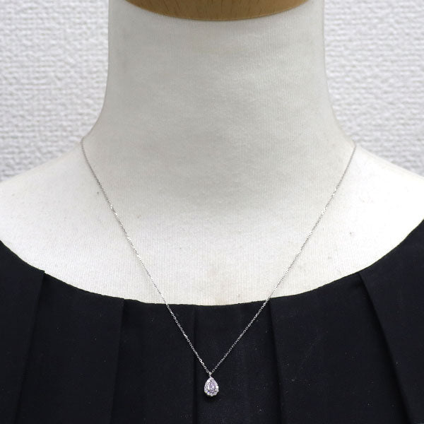希少 Pt900/ Pt850 天然ピンク ダイヤモンド ペンダントネックレス 0.211ct FLPP SI2 D0.12ct