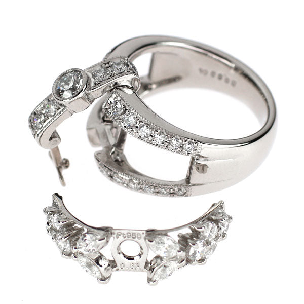 ミキモト Pt950 ダイヤモンド リング 0.24ct D1.41ct 《セルビー銀座店》【中古】