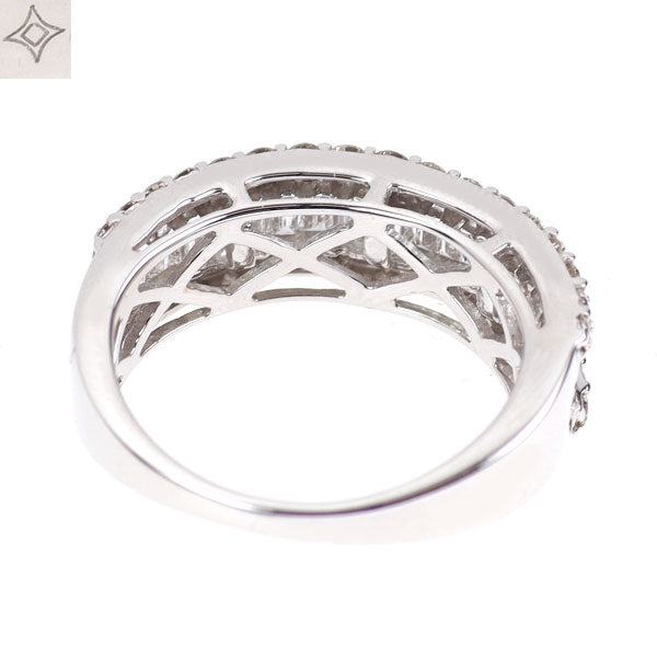 GSTV K18WG ダイヤモンド リング 1.10ct