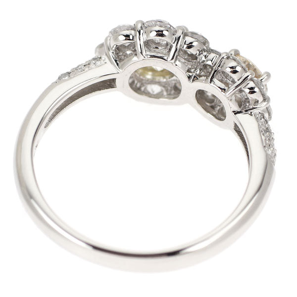 Pt900 ダイヤモンド リング 0.506ct D1.293ct