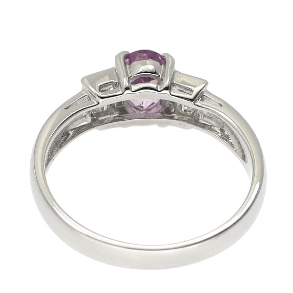 Pt900 インペリアルトパーズ ダイヤモンド リング 0.77ct D0.34ct