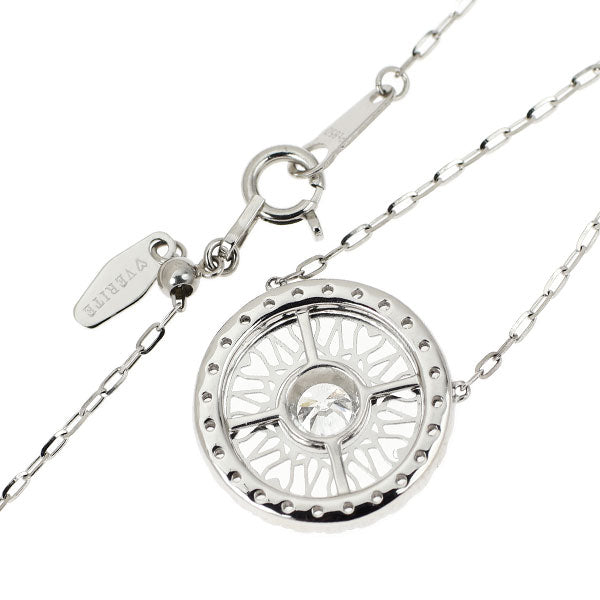 ベリテ Pt900/ Pt850 H&C ダイヤモンド ペンダントネックレス 0.315 D0.36ct