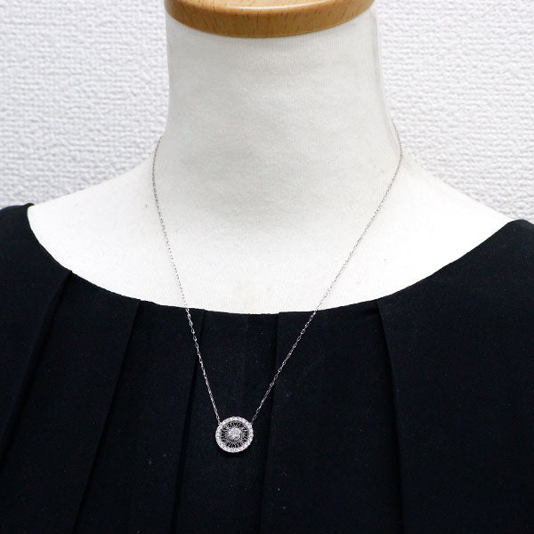 ベリテ Pt900/ Pt850 H&C ダイヤモンド ペンダントネックレス 0.315 D0.36ct