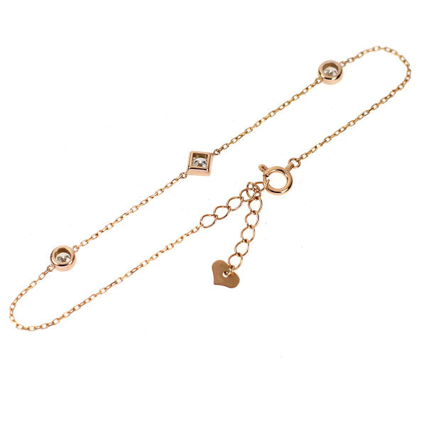 K18PG ダイヤモンド ブレスレット 0.30ct