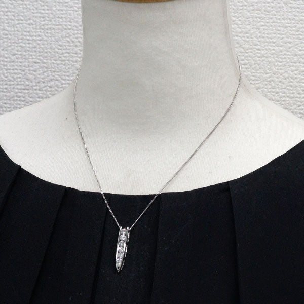 Pt900/ Pt850 ダイヤモンド ペンダントネックレス 1.00ct