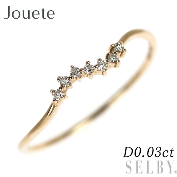 Jouete K10PG ダイヤモンド リング 0.03ct