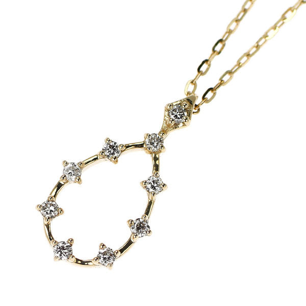 K10YG ダイヤモンド ペンダントネックレス 0.05ct