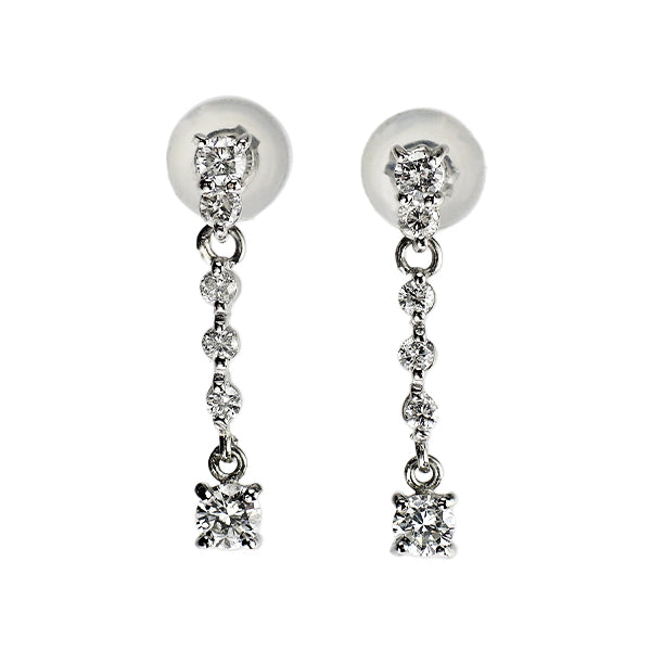 Pt900 ダイヤモンド ピアス 0.40ct — セルビーオンラインストア