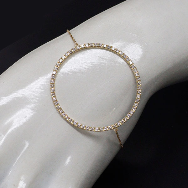 K18YG ダイヤモンド ブレスレット 1.00ct
