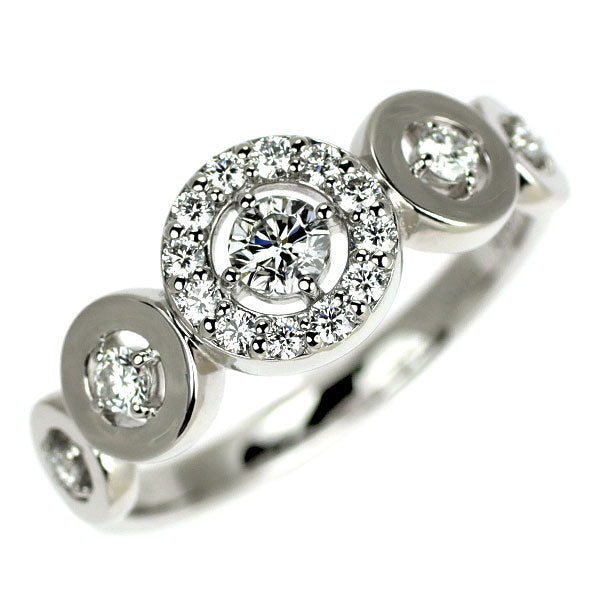 KANDA Pt950 エクセレントクローバーカット ダイヤモンド  リング 0.123ct G VS2 HC D0.20ct
