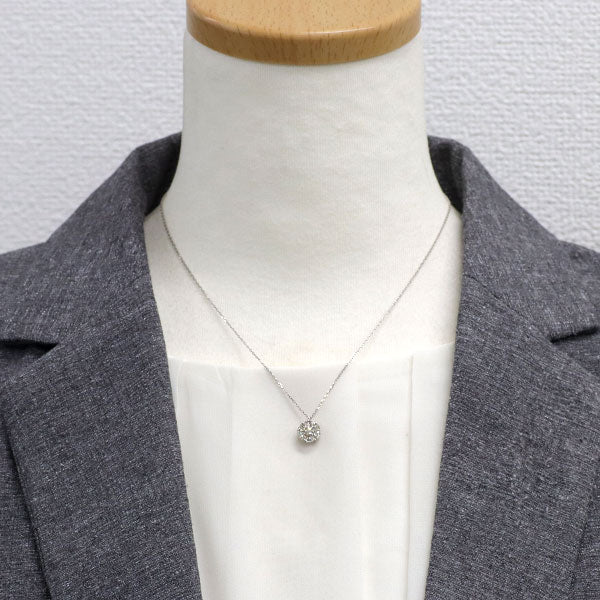 Pt900/ Pt850 ダイヤモンド ペンダントネックレス 0.50ct