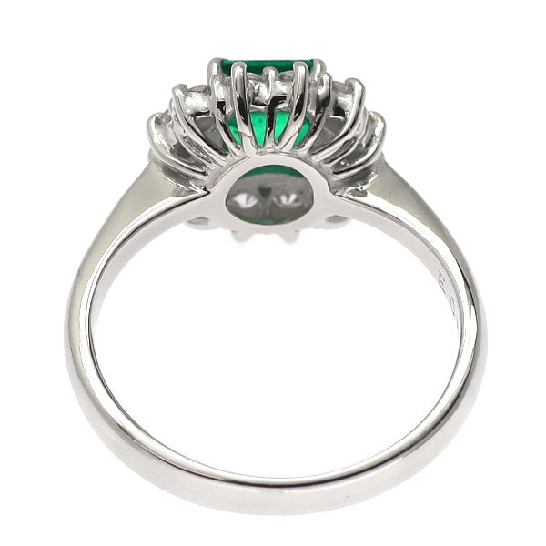 Pt900 エメラルド ダイヤモンド リング 0.59ct D0.48ct — セルビー