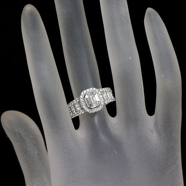 K18WG ダイヤモンド リング 1.537ct 《セルビー銀座店》【中古】
