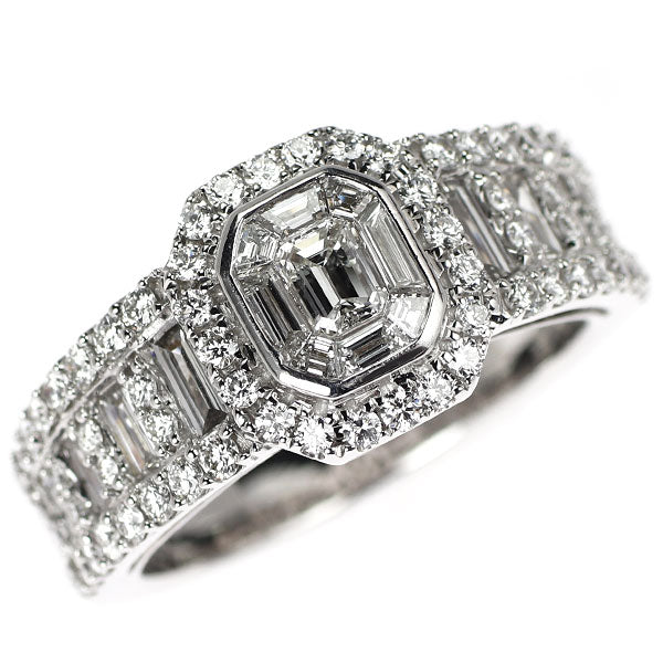 K18WG ダイヤモンド リング 1.537ct 《セルビー銀座店》【中古】