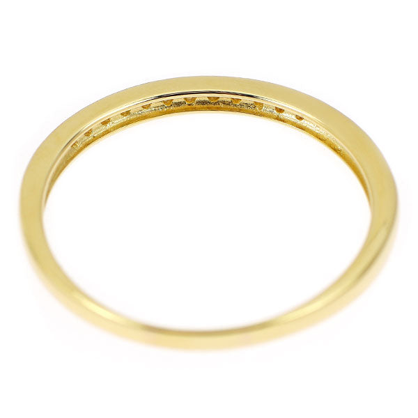 K18YG ダイヤモンド リング 0.13ct ハーフエタニティ