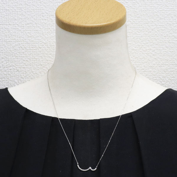Pt950/ Pt850 ダイヤモンド ペンダントネックレス 0.20ct