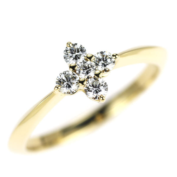ミキモト K18YG ダイヤモンド リング 0.20ct