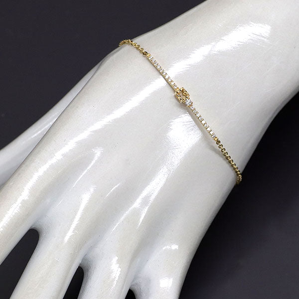 K18YG ダイヤモンド ブレスレット 0.20ct