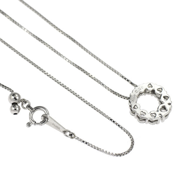 Pt900/ Pt850 ダイヤモンド ペンダントネックレス 0.50ct