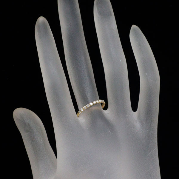 K18YG ダイヤモンド リング 0.30ct ハーフエタニティ — セルビー