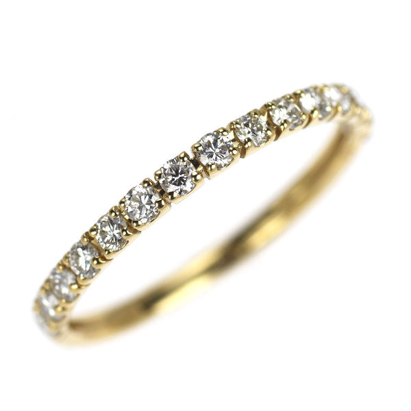 K18YG ダイヤモンド リング 0.30ct ハーフエタニティ — セルビー
