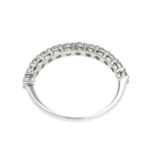 Pt900 ダイヤモンド リング 0.50ct ハーフエタニティ