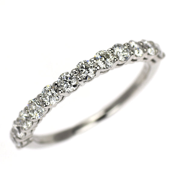 Pt900 ダイヤモンド リング 0.50ct ハーフエタニティ