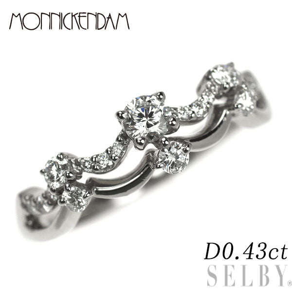 モニッケンダム Pt900 ダイヤモンド リング 0.43ct