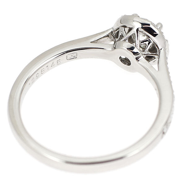 ラザールキャプラン Pt950 ダイヤモンド リング 0.35ct G VS2 D0.17ct