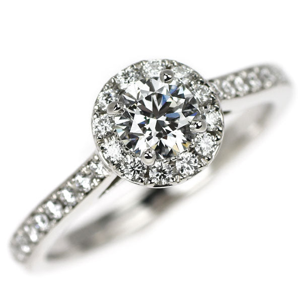 ラザールキャプラン Pt950 ダイヤモンド リング 0.35ct G VS2 D0.17ct