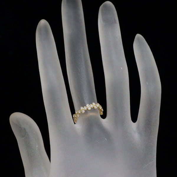 アーカー/ahkah K18YG ダイヤモンド リング 0.31ct フローレント
