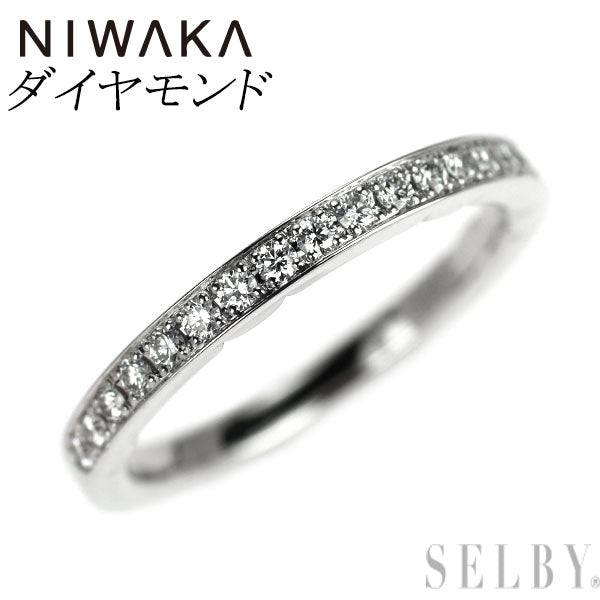 俄 Pt950 ダイヤモンド リング 花麗
