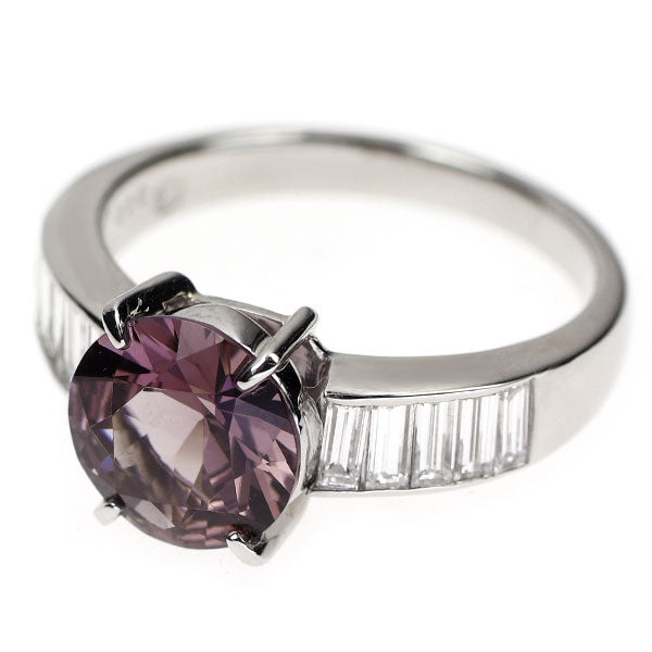 三越 Pt900 スピネル ダイヤモンド リング 2.30ct D0.65ct