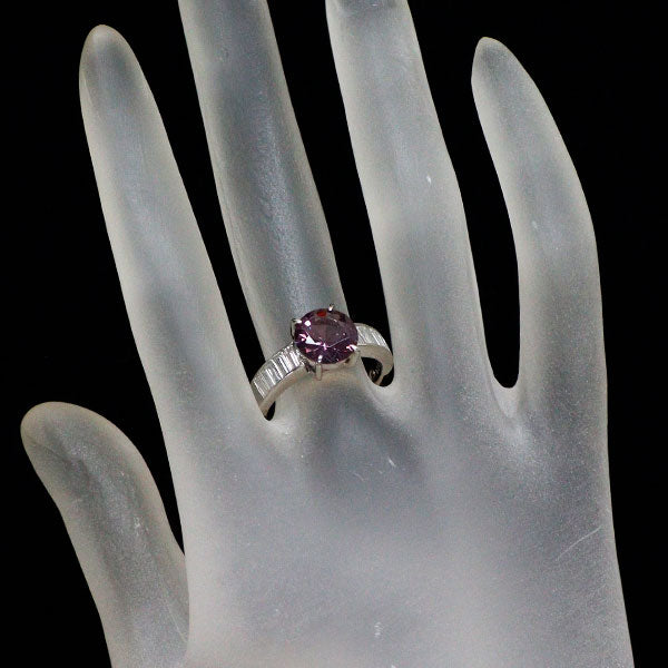 三越 Pt900 スピネル ダイヤモンド リング 2.30ct D0.65ct
