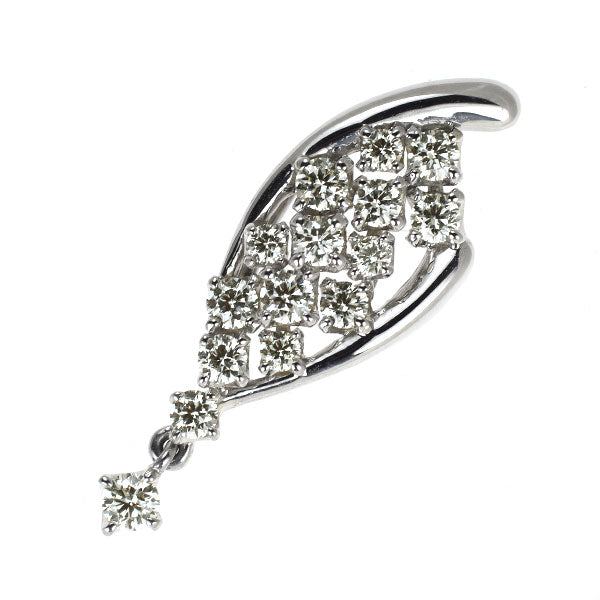 お安く出品！PT900 ダイヤ0.5一粒ペンダントトップ Pt900 ダイヤモンド ペンダントトップ 0.50ct — セルビーオンラインストア
