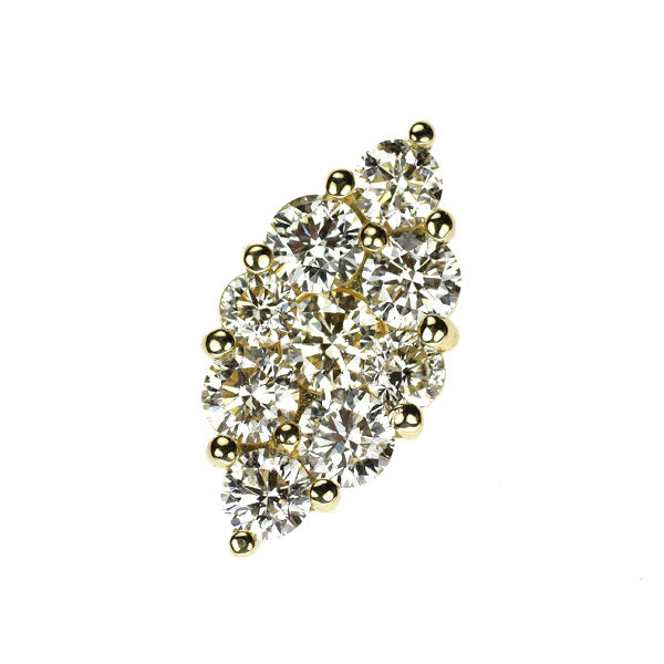 K18YG ダイヤモンド ペンダントトップ 1.00ct