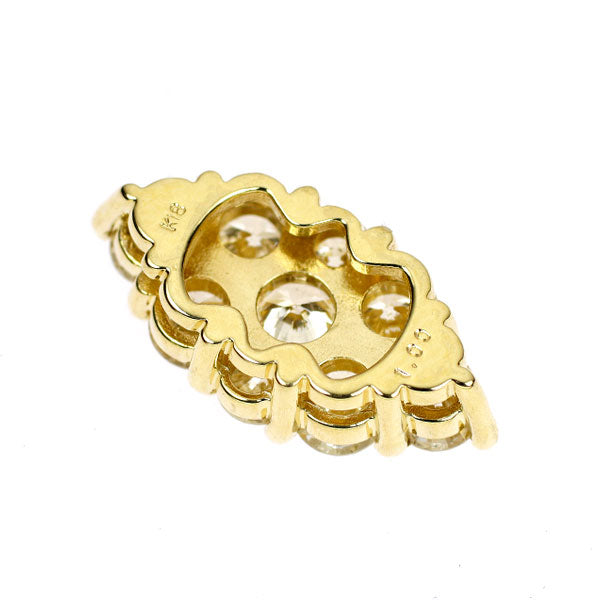 K18YG ダイヤモンド ペンダントトップ 1.00ct