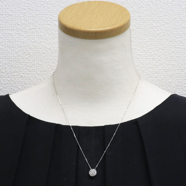 K18WG ダイヤモンド ペンダントネックレス 0.50ct