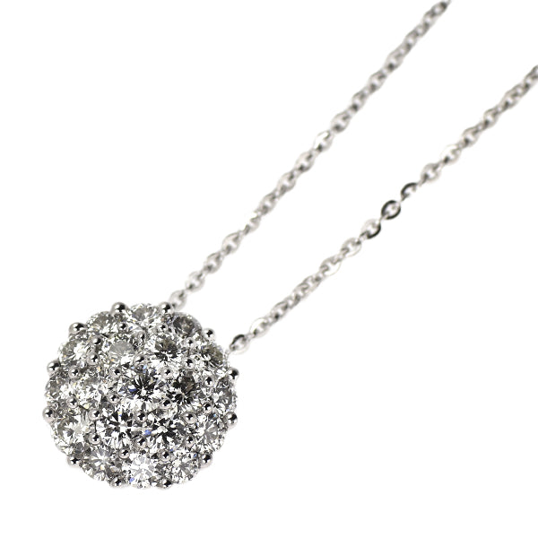 K18WG ダイヤモンド ペンダントネックレス 0.50ct