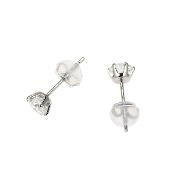新品 Pt900 ダイヤモンド ピアス 0.622ct F VS2 G スタッド【エスコレ】